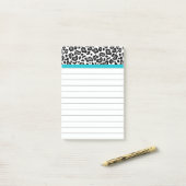 Weiße Leopard-Büro-Lehrer-Post-it-Notes-Geschenk Post-it Klebezettel (Auf Schreibtisch)