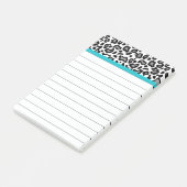 Weiße Leopard-Büro-Lehrer-Post-it-Notes-Geschenk Post-it Klebezettel (angewinkelt)