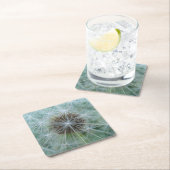 Weiße Leuchte Rechteckiger Pappuntersetzer (Vor Ort)