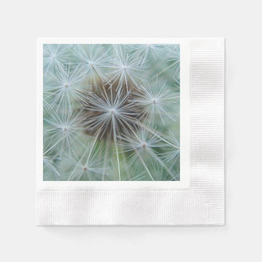 Weiße Leuchte Serviette (Vorderseite)