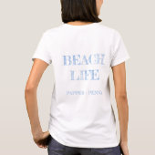 Weiße Leuchtturm Damen Tshirt (Rückseite)
