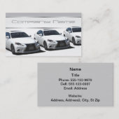 Weiße Lexus-Visitenkarten Visitenkarte (Vorne/Hinten)