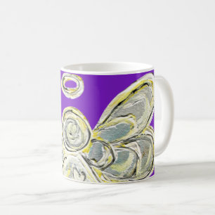Weiße Licht Schutzengel Benutzerdefinierte Kaffeet Kaffeetasse