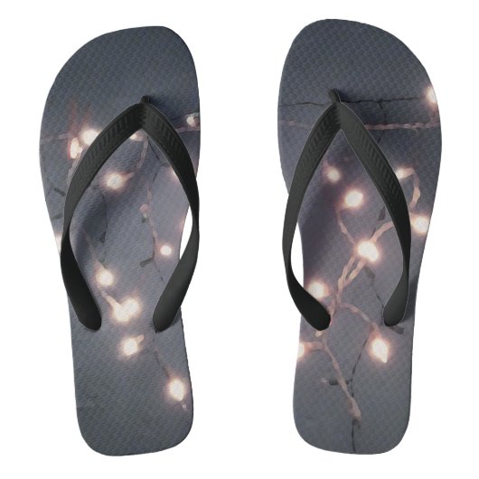 Weiße Lichter Badesandalen (Fußbett)