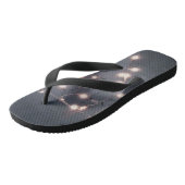 Weiße Lichter Badesandalen (Schrägansicht)