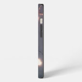 Weiße Lichter iPhone Hülle (Linke Seite)