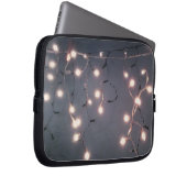 Weiße Lichter Laptopschutzhülle (Vorne Rechts)