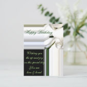 Weiße Liebe_ Postkarte (Stehend Vorderseite)