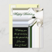 Weiße Liebe_ Postkarte (Vorne/Hinten)