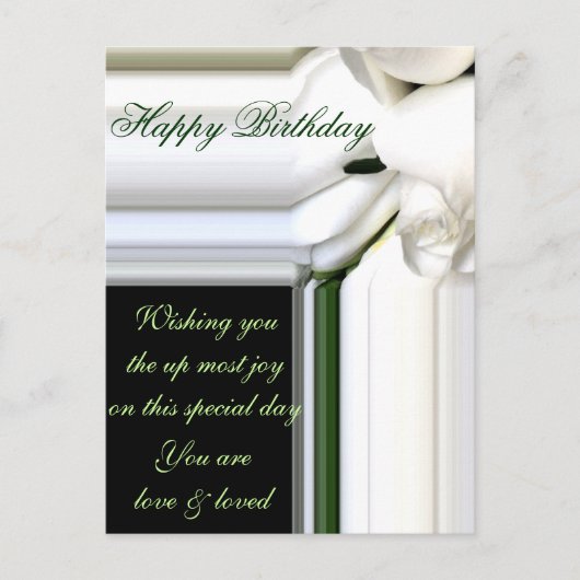 Weiße Liebe_ Postkarte (Vorderseite)