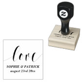 Weiße Liebe Save the Date Gummistempel (Stempel)