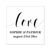 Weiße Liebe Save the Date Permastempel (Design)