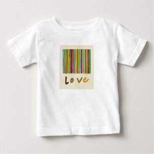 Weiße Liebes-Cotton-T-Shirt Baby T-shirt