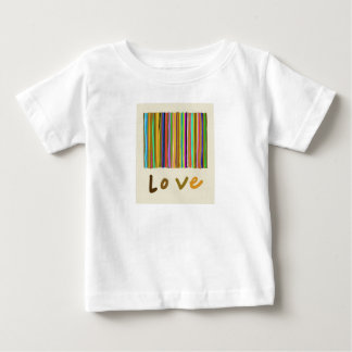 Weiße Liebes-Cotton-T-Shirt Baby T-shirt