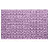 Weiße, Lila, parisianische Damaskus-Muster Stoff (Yard (91,4 cm))