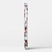 Weiße, lila und gelbe Steine Case-Mate iPhone Hülle (Rückseite / Links)