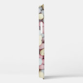 Weiße, lila und gelbe Steine Case-Mate iPhone Hülle (Rückseite / Rechts)