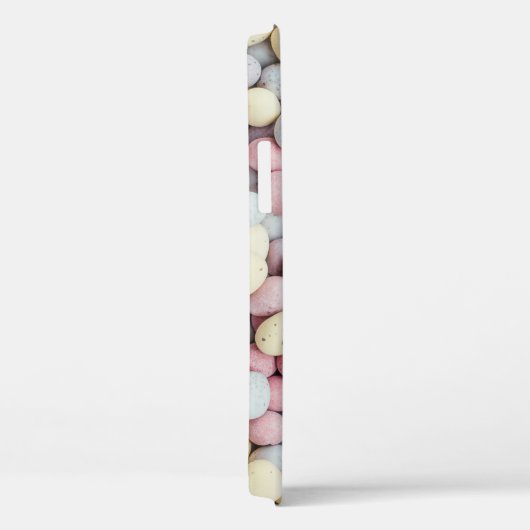 Weiße, lila und gelbe Steine Case-Mate iPhone Hülle (Rückseite / Rechts)