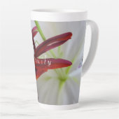 Weiße Lilie, Blume.Letzte Tasse (Rechte Ecke)