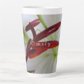 Weiße Lilie, Blume.Letzte Tasse (Vorderseite)