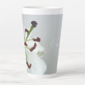 Weiße Lilie, Blume.Letzte Tasse (Vorderseite)