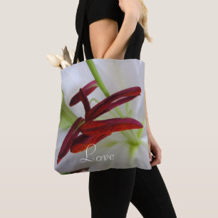 Weiße Lilie, Blume. Tasche
