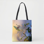 Weiße Lilie, Blume. Tasche (Vorderseite)