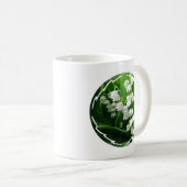 Weiße Lilie der Tal-Kaffee-Tasse Kaffeetasse (VorderseiteRechts)