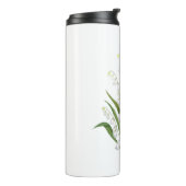 Weiße Lilie des Tales Thermosbecher (Nach links gedreht)
