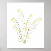 Weiße Lilie des Tals 2021 Poster (Vorne)