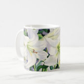 Weiße Lilien 2008 Kaffeetasse (Vorderseite Links)