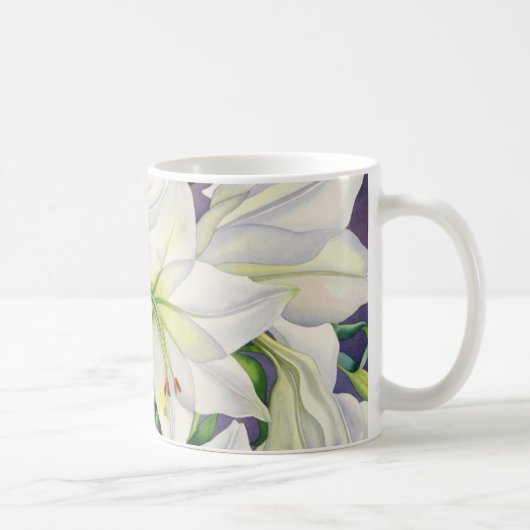 Weiße Lilien 2008 Kaffeetasse (Rechts)