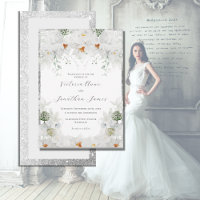 Weiße Lilien Blumengestein Elegante Hochzeit