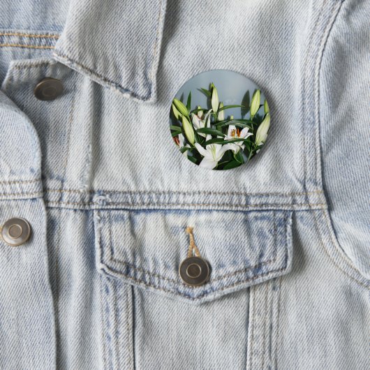 Weiße Lilien Button (Beispiel)