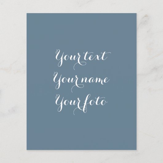 Weiße Lilien Flyer (Hinten)