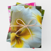 Weiße Lilien mit hellgelben Mittelpunkten Geschenkpapier Set (Beispiel)