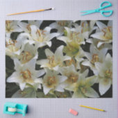 Weiße Lilien Seidenpapier (Basteln)