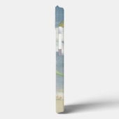 Weiße Lilien und Muscheln Case-Mate iPhone Hülle (Rückseite / Links)