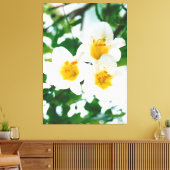 Weiße Liliumkandidat Leinwanddruck (Insitu (Wohnzimmer))