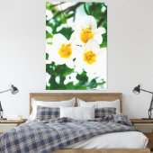 Weiße Liliumkandidat Leinwanddruck (Insitu (Schlafzimmer))