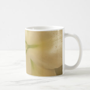 Weiße Lillum-Blume 325 ml Klassischer weißer Beche Kaffeetasse