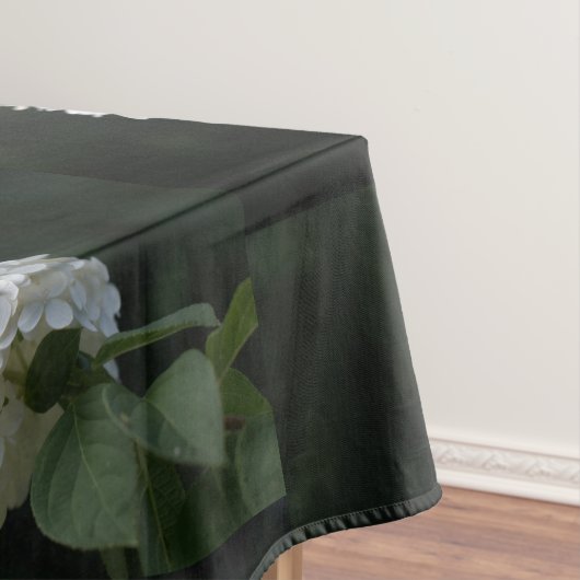 Weiße Limone Hydrangea Floral Tischdecke (Beispiel)