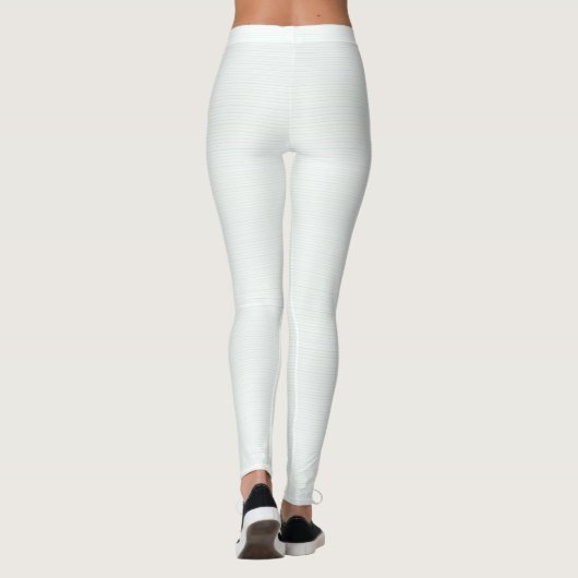 Weiße Linie Leggings (Rückseite)