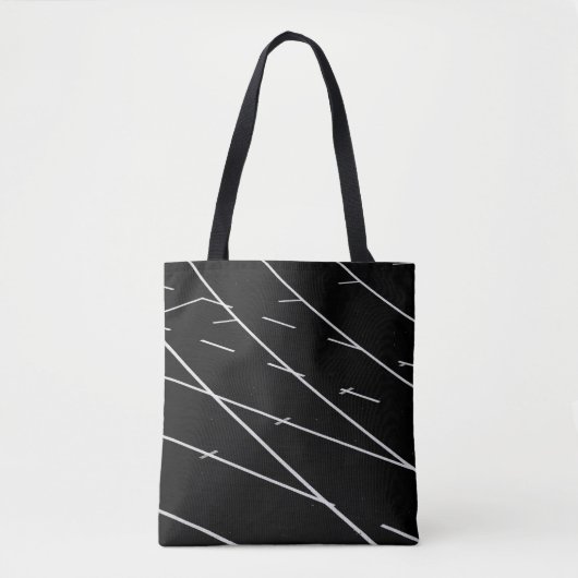 WEISSE LINIEN AUF DEM TRACK TASCHE (Vorderseite)