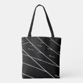 WEISSE LINIEN AUF DEM TRACK TASCHE (Rückseite)