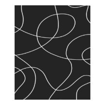 Weiße Linien auf schwarz