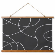 Weiße Linien auf schwarz