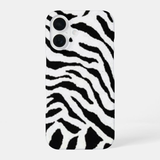 Weiße Linien iPhone 16 Hülle (Rückseite)