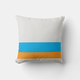 Weiße Linien/ Trennlinien + zwei Farben Kissen