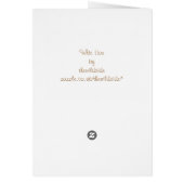 WEISSE LION-Karte (Hinten)